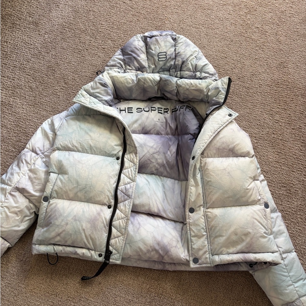 Aritzia Super Puff Ski Jacket - Iridescent Gray